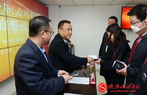渭南市司法局举行公职律师公司律师颁证宣誓仪式 组图